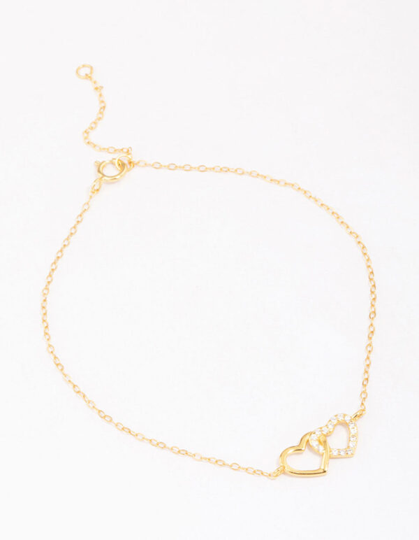 Loop Heart Chain Bracelet
